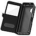 Custodia Per Samsung Galaxy A32 5g Doppia Finestra Cover Silicone Nero - Foto miniatura 1