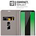 Custodia Compatibile Con Huawei Mate 10 Lite In Grigio Nero - Coperchio Protettiva Con Chiusura Magnetica, Funzione Stand E Tasca Per Le Carte - Foto miniatura 6