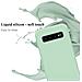 Custodia Compatibile Con Samsung Galaxy S10 In Liquid Verde Chiaro - Coperchio Protettivo In Silicone Tpu Flessibile - Foto miniatura 3