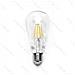 Lampadina Led Filamento St64 4w Attacco E27 470 Lumen 2700k Luce Calda D64h142mm Angolo 360 Equivale A 40w Incadescenza - Foto miniatura 1
