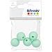 10 Perle Rotonde In Silicone 10 Mm - Verde Acqua - Foto miniatura 1