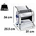 Macchina Per La Pasta Elettronica New Restaurant con Potenza 160 W Colore Acciaio Cromato Inox - Foto miniatura 2