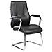 Sedia Da Ufficio Townsville, Seduta Sala Da Attesa Con Braccioli Per Ufficio, Seduta Ergonomica Da Attesa, 61x58h101 Cm, Nero - Foto miniatura 1
