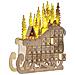 Calendario Avvento Led Legno Chiaro Impala - Foto miniatura 3