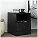 Comodino Nero 34,5x39x44 cm in Acciaio - Foto miniatura 6