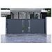 Cancello Scorrevole 4m Giona H. 140 Alluminio Grigio - Foto miniatura 4