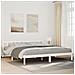 Letto Extra Lungo Senza Materasso Bianco 180x210 Cm In Pino - Foto miniatura 1