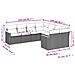 Set Divani Da Giardino Con Cuscini 8 Pz Nero In Polyrattan - Foto miniatura 2