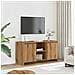 Mobile Tv Rovere Artigianale 102x37,5x52,5 Cm Legno Multistrato - Foto miniatura 5