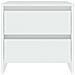 Lusso Casadino -  Comodino Bianco 45x34,5x44,5 Cm In Legno Ingegnerizzato - Foto miniatura 3