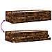 Divano Letto Con Cassetti Senza Materasso Rovere Fumo 75x190 Cm - Foto miniatura 6