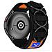 Cinturino In Nylon Per Samsung Galaxy Watch Black M - Foto miniatura 2