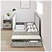 Struttura Letto con Contenitore Grigio Cemento 90x190 cm - Foto miniatura 4