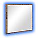 Specchio da Bagno LED Legno Antico 40x8.5x37 cm Legno Ingegnerizzato - Foto miniatura 1