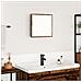 Specchio da Bagno LED Legno Antico 40x8.5x37 cm Legno Ingegnerizzato - Foto miniatura 2