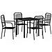 Set da Pranzo per Giardino 5 pcs Nero - Foto miniatura 1