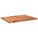 Piano Tavolo 70x50x3,8 cm Rettangolare Legno Massello Acacia - Foto miniatura 2