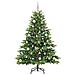 Albero di Natale artificiale con 150 LED Verde 150 cm PE e PVC - Foto miniatura 2