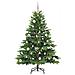 Albero di Natale artificiale con 150 LED Verde 150 cm PE e PVC - Foto miniatura 3