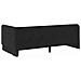 Cornice del letto ad angolo Nero 90 x 190 cm Velluto - Foto miniatura 9