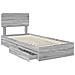 Letto con Contenitore con testiera Grigio Sonoma 90 x 200 cm - Foto miniatura 5