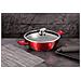 BH-7110 Pentola wok in granito metallizzato bordeaux 28 cm - Foto miniatura 2