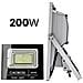 Proiettore Solare Led 200w Ip67 Con Pannello Solare Separato E Telecomando - Foto miniatura 5