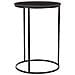 Set Tavoli 3 Pezzi Metallo Nero 29x29x46h-34x34x52h-39x39x57h Cm - Foto miniatura 5