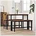 Panchina da pranzo 2 pcs Legno vecchio 100 x 32,5 x 48,5 cm - Foto miniatura 3