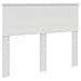 Struttura del letto Bianco 137 x 203 cm Legno multistrato - Foto miniatura 7