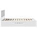 Struttura del letto Bianco 137 x 203 cm Legno multistrato - Foto miniatura 9