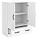 Credenza Bianco Lucido 66 x 34,5 x 92 cm Legno ingegnerizzato - Foto miniatura 2