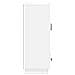Credenza Bianco Lucido 66 x 34,5 x 92 cm Legno ingegnerizzato - Foto miniatura 4