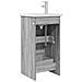 Mobile da bagno con lavabo Sonoma grigio 42 x 40 x 84,5 cm - Foto miniatura 4