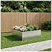 Vaso da giardino Argento 100 x 100 x 50 cm Acciaio zincato - Foto miniatura 2