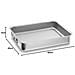 50560 - Teglia da forno in acciaio inox 60x45 - Foto miniatura 2