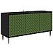 Mobile TV GELEEN 102 x 33 x 51 cm Rovere Nero - Foto miniatura 1