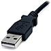 Cavo di alimentazione USB a spina 5,5mm - Connettore barrel Jack di tipo M - 5V DC - 91 cm - Foto miniatura 2