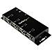 Hub adattatore seriale USB a DB9 RS232 4 porte - Guide DIN industriali DIN e montabile a parete - Foto miniatura 1