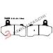 B1r R1340900 Pastiglie V H. d. vrscr Streetrod 06- Ant. Fa409v - Foto miniatura 1