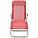 Lettini Prendisole Pieghevoli 2 Pz In Textilene Rosso - Foto miniatura 3