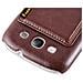 Custodia Compatibile Con Samsung Galaxy S3 / S3 Neo In Marrone - Hard Case Coperchio Protettivo Con Copertura In Similpelle, Funzione Stand E Tasca Per Le Carte - Foto miniatura 4
