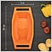 Vaschetta raccogligocce per insalatiera per cucina V3 TrendLine Accessori per affettatrice V affettatrice per verdure | arancione - Foto miniatura 2