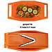 Vaschetta raccogligocce per insalatiera per cucina V3 TrendLine Accessori per affettatrice V affettatrice per verdure | arancione - Foto miniatura 3