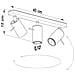 Luce Led, Grau, 8 X 45 X 15 - Foto miniatura 5