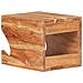 Supporto Bicicletta Da Parete 35x25x25 Cm In Legno Di Acacia - Foto miniatura 6