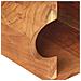 Supporto Bicicletta Da Parete 35x25x25 Cm In Legno Di Acacia - Foto miniatura 7