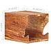 Supporto Bicicletta Da Parete 35x25x25 Cm In Legno Di Acacia - Foto miniatura 8