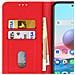 Custodia Xiaomi Redmi Note 10 / 10s Protezione Portacarte Supporto Rossa - Foto miniatura 4
