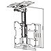 M VESA Flip Down 37" Nero supporto a soffitto per tv a schermo piatto - Foto miniatura 7